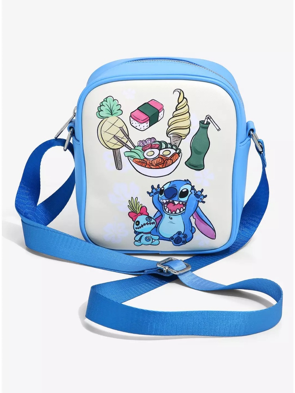 Disney Loungefly Stitch Crossbody Bag Blue Lilo & Stitch Character